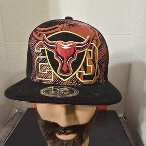 NEW TOP LEVEL CHICAGO CAP 23 JORDAN BLACK/RED ERA SNAPBACK